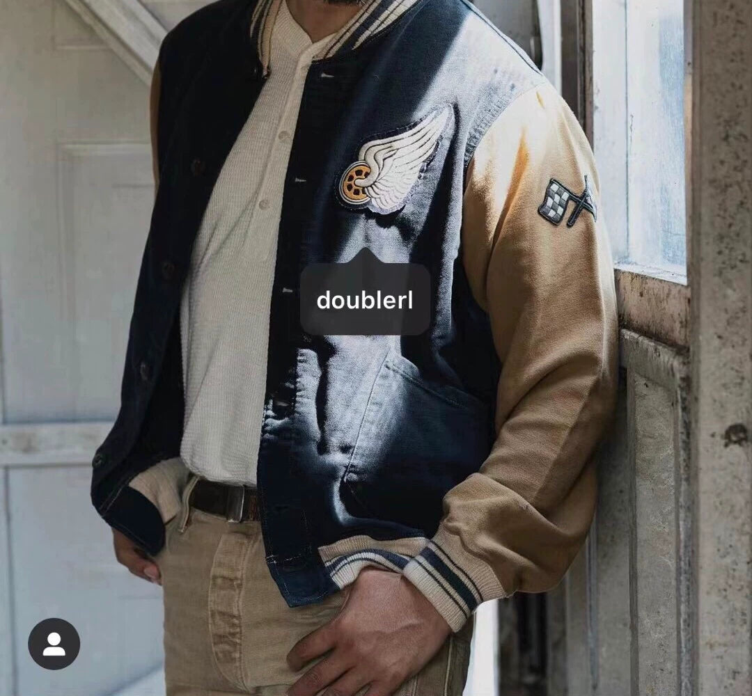 RRL Limited Moleskin Baseball Jacket
