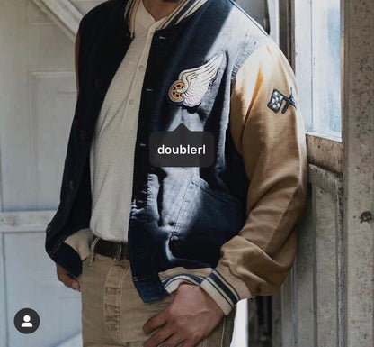 RRL Limited Moleskin Baseball Jacket