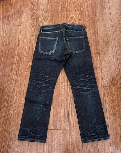 visvim social sculpture non-washed denim pants