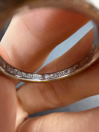 Chrome Hearts 18k White Gold Diamond Sword Ring