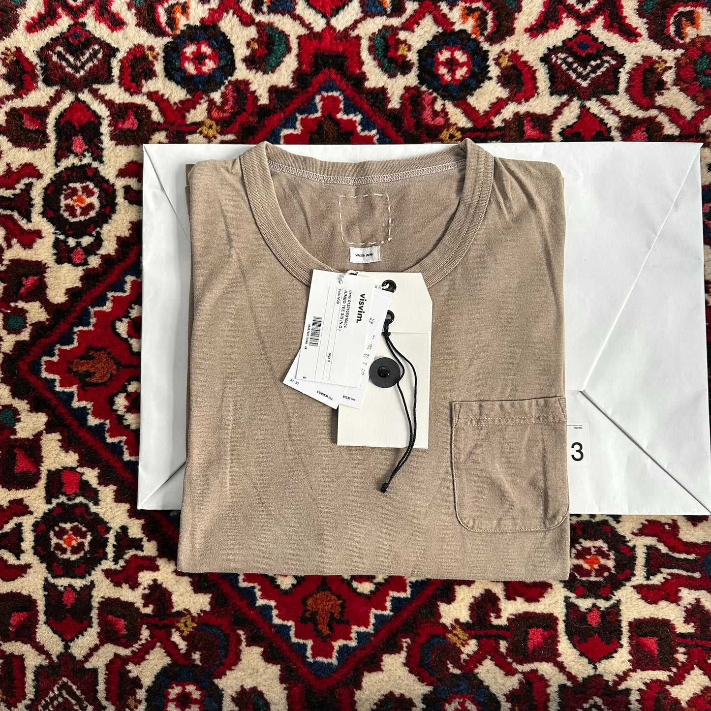 visvim jumbo dyed t-shirt short sleeve