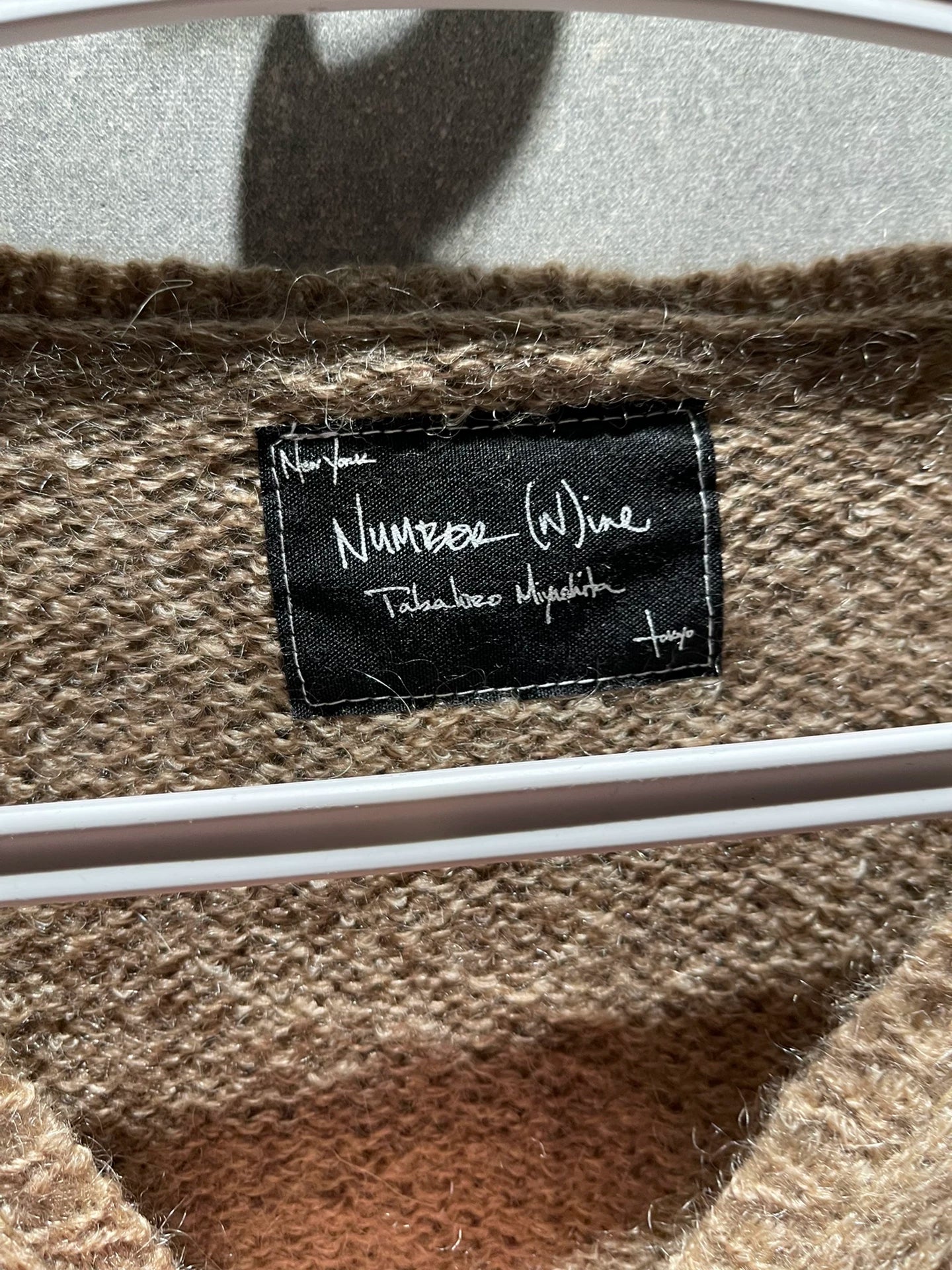 grunge v-neck sweater by number nine