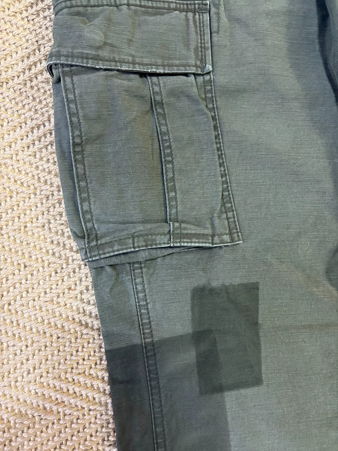 denim cargo pants by vanquish & fragment