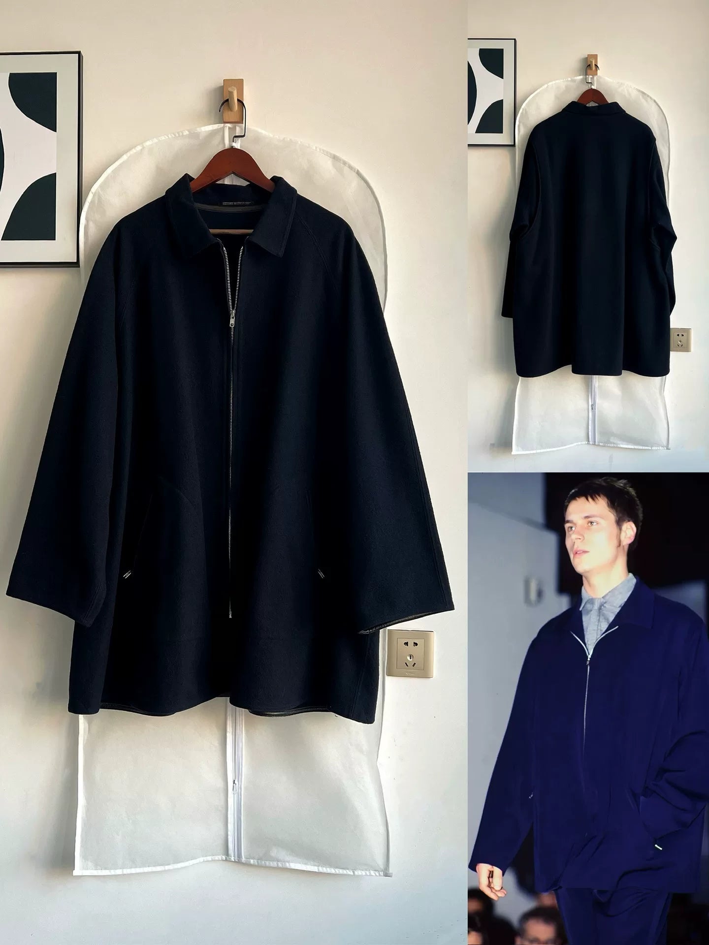 Yohji Yamamoto Zip Pocket Coat
