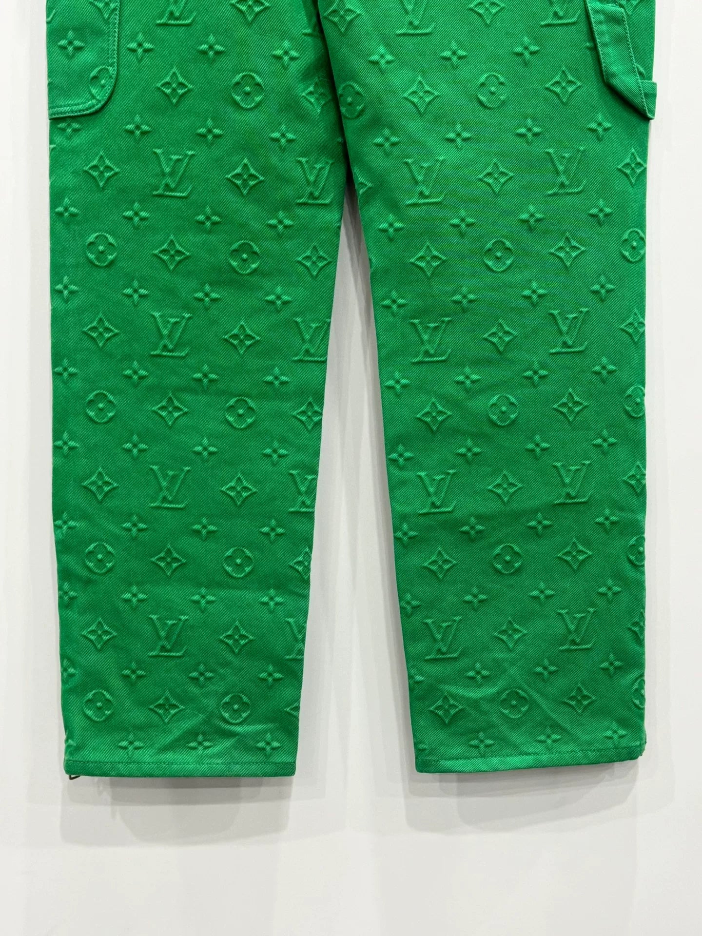 louis vuitton green carpenter pants size 32