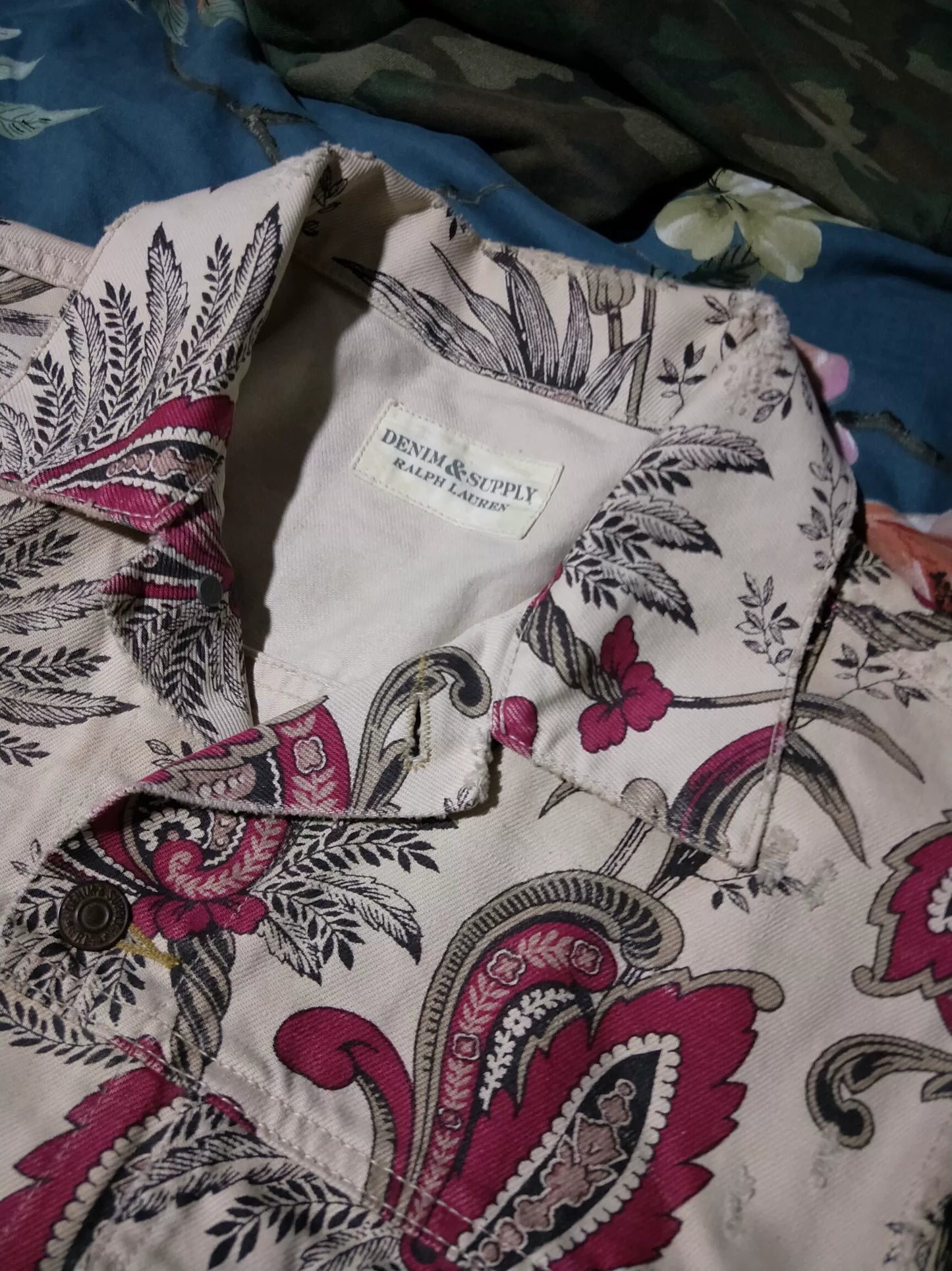 RRL Denim Supply Paisley Jacket