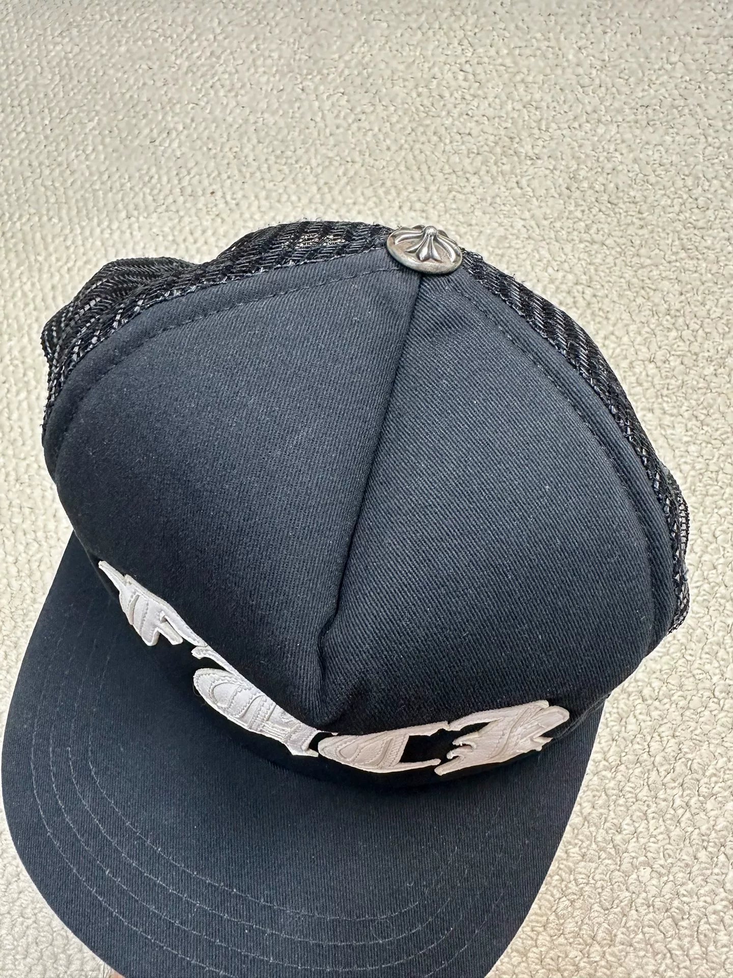 Chrome Hearts FxxK Leather Patch Baseball Cap
