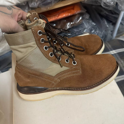 visvim camel boots with perfect leather condition