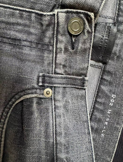 Saint Laurent 13SS Gray Basic Jeans