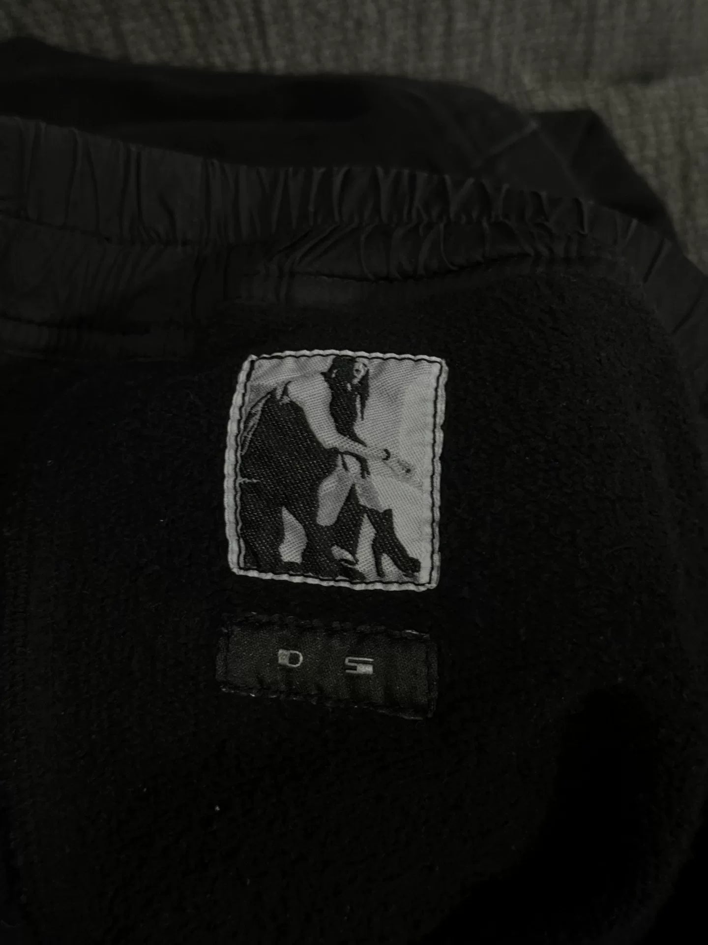 rick owens thick cotton layered shorts
