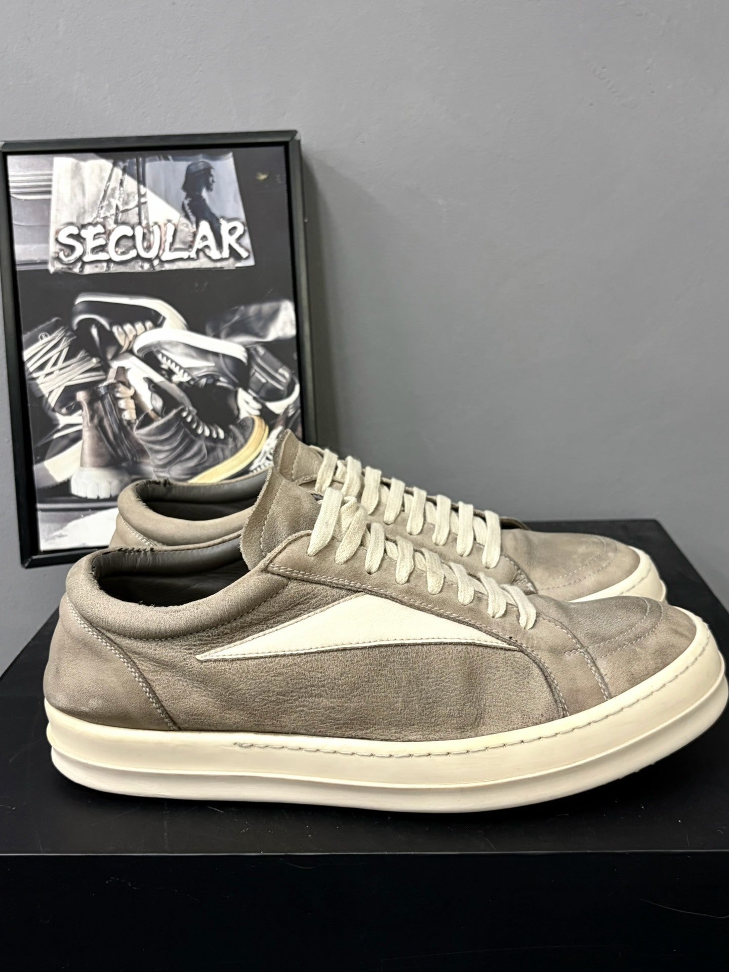 Rick Owens 24SS Brown Low-Top Sneakers