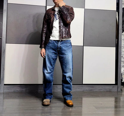 Giorgio Brato Leather Jacket Size 46