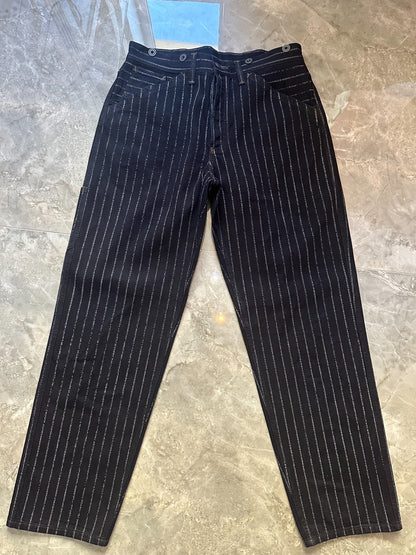 Freewheelers Chain Stripe Parisian Button Pants