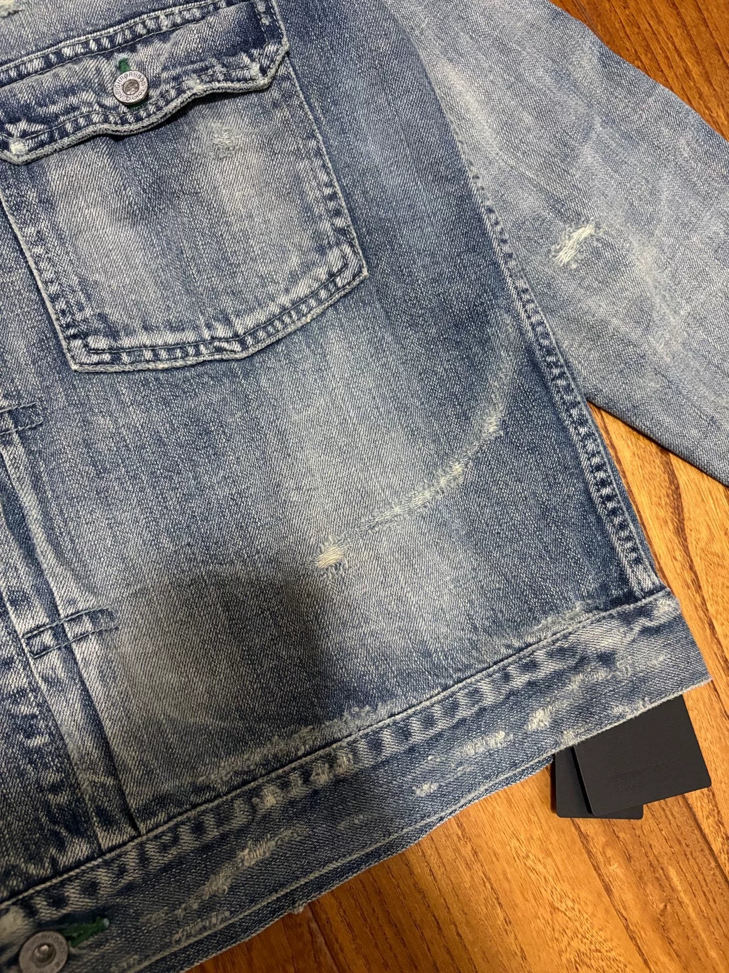 NEIGHBORHOOD SAVAGE STOCKMAN Washed Denim Jacket