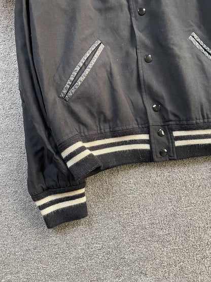 Saint Laurent Studded Varsity Jacket
