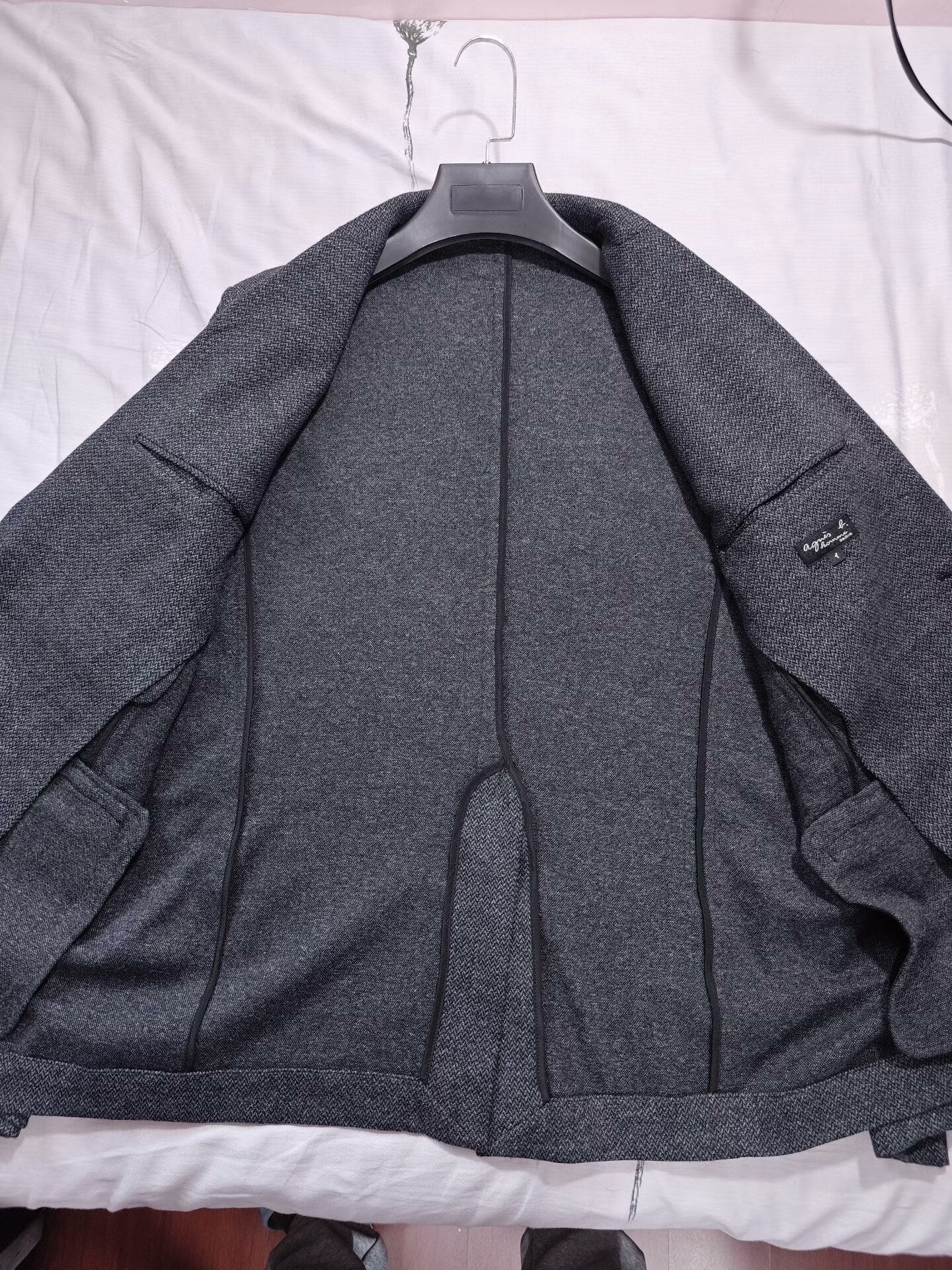 Agnes b Wool Blend Casual Blazer