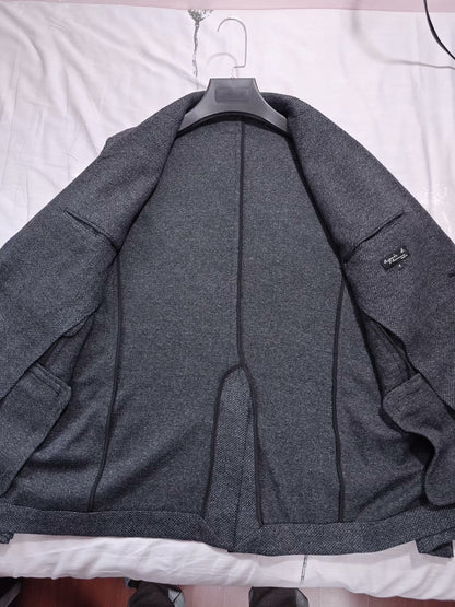 Agnes b Wool Blend Casual Blazer