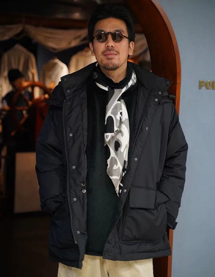 porter classic sheen nylon down jacket