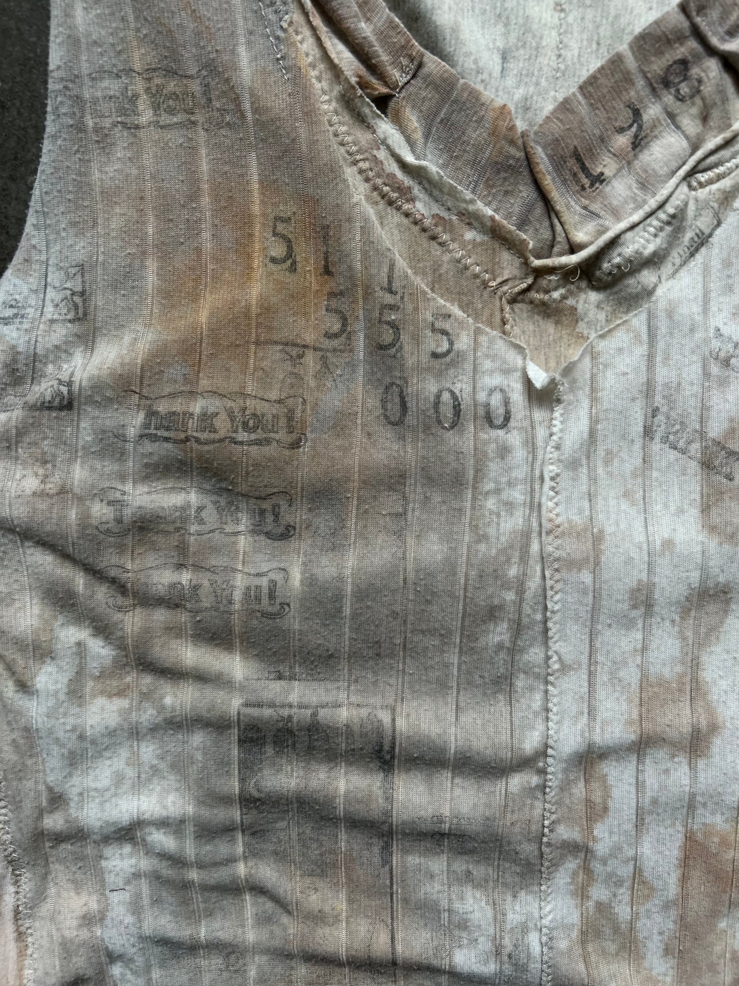 vintage patchwork graphic tank top