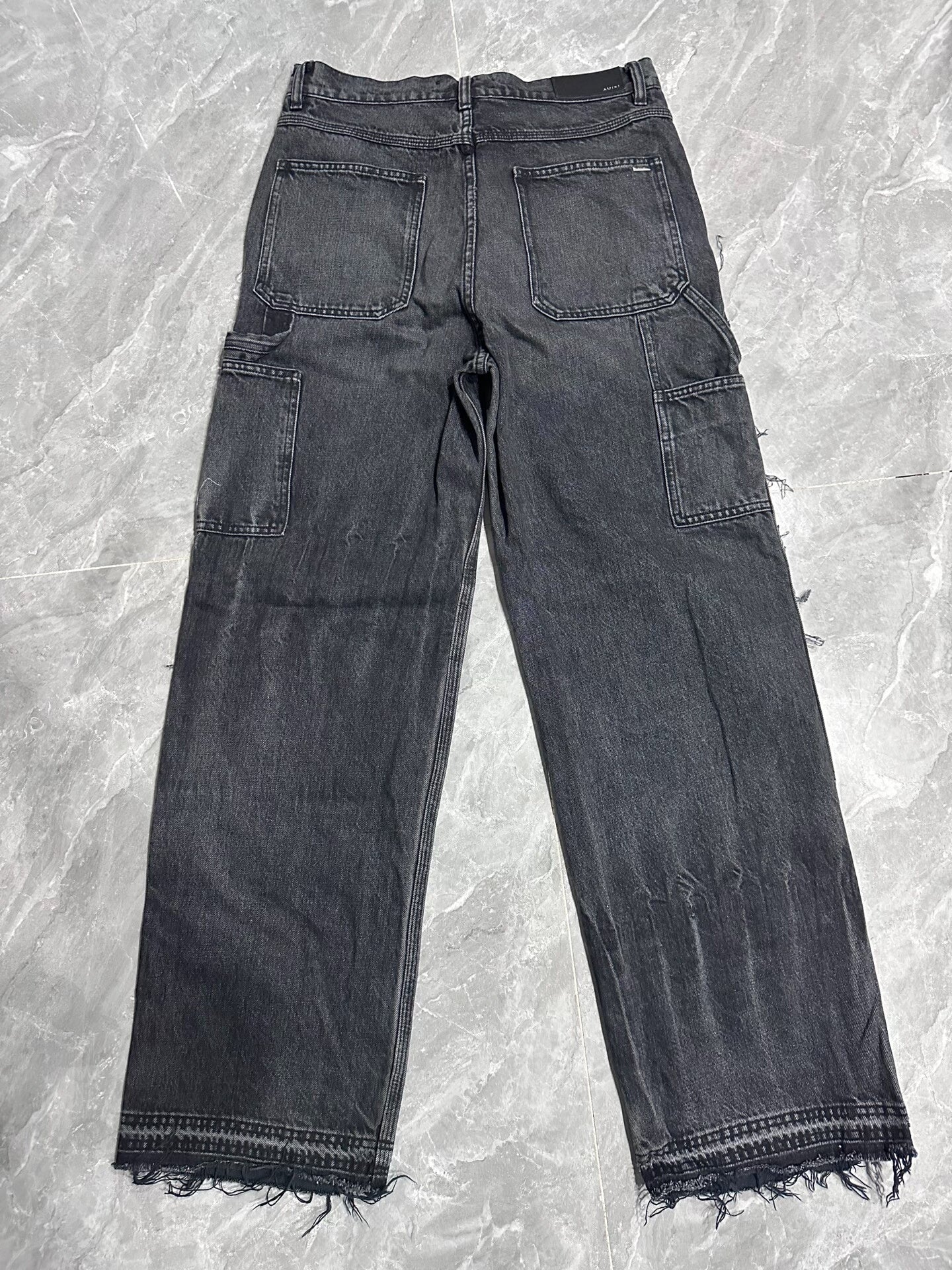 AmiRI Denim Flare Work Pants
