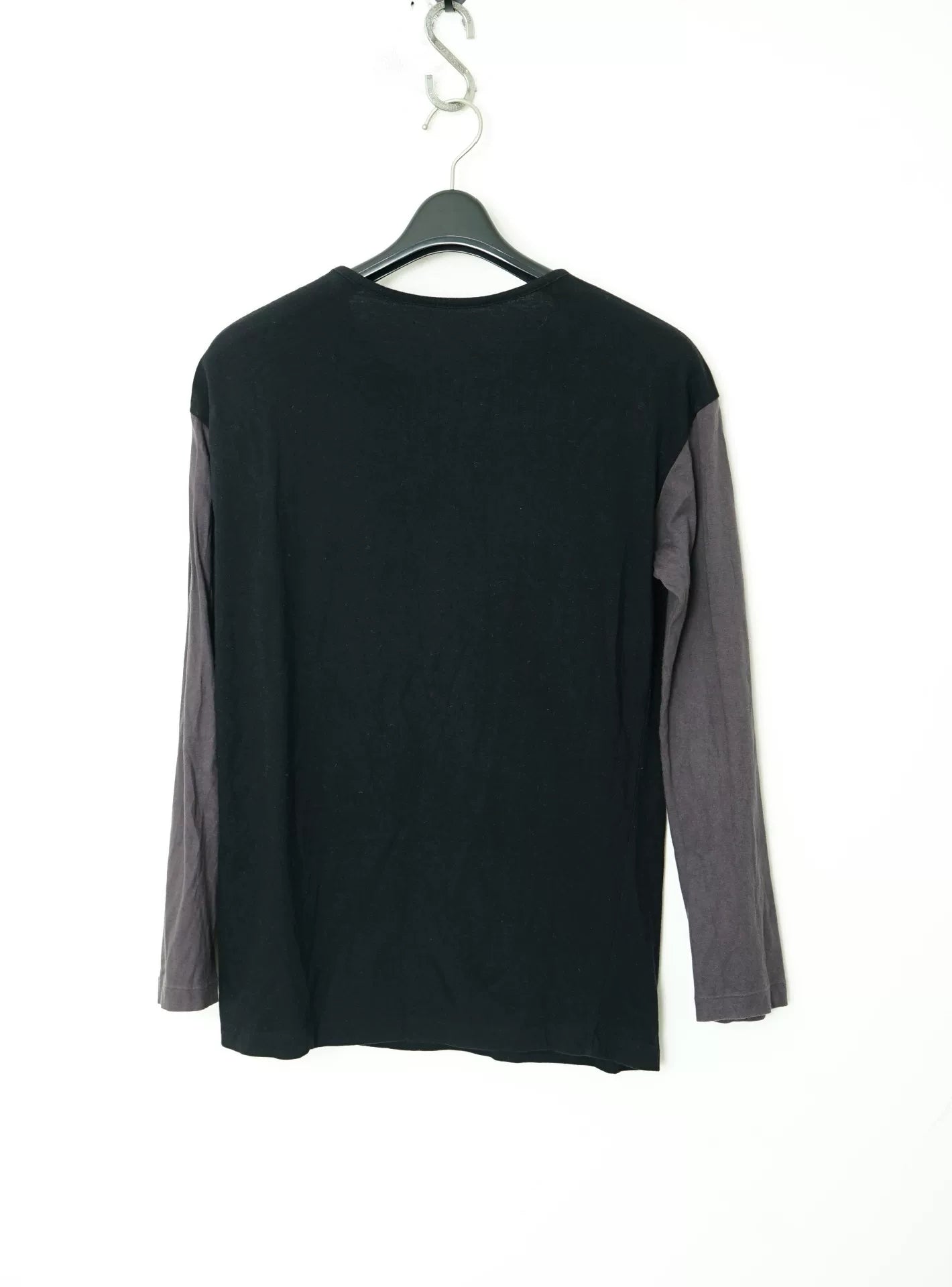 Yohji Yamamoto Spring Summer Patchwork Long Sleeve T-shirt