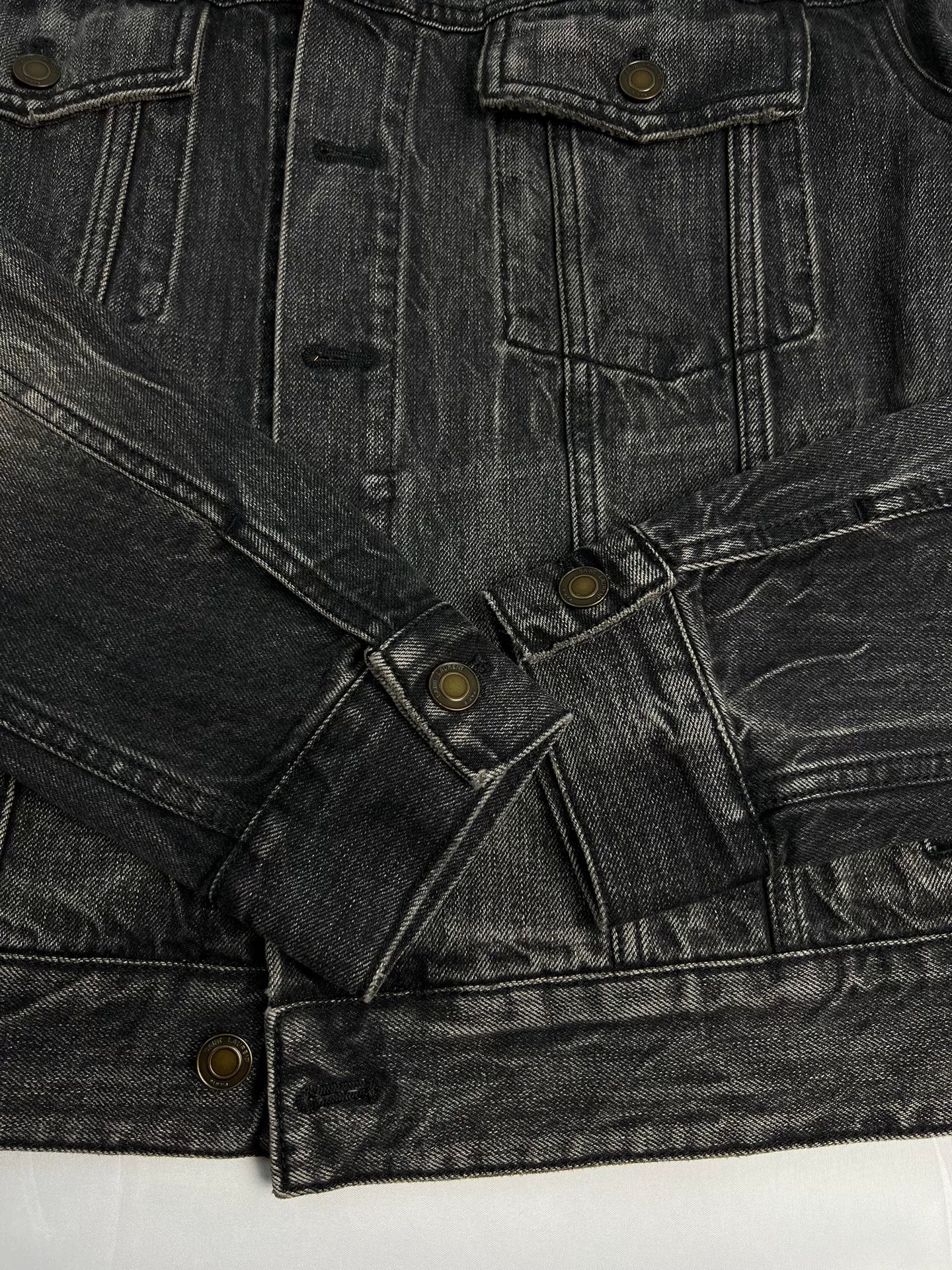 Saint Laurent FW21 Coconut Tree Denim Jacket