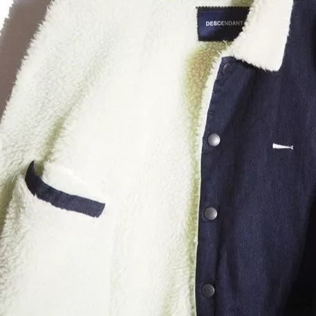 descendant collier black denim jacket medium