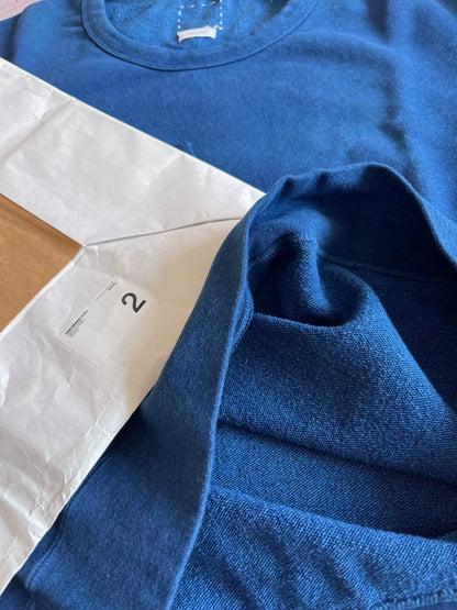 visvim jumbo indigo sweatshirt