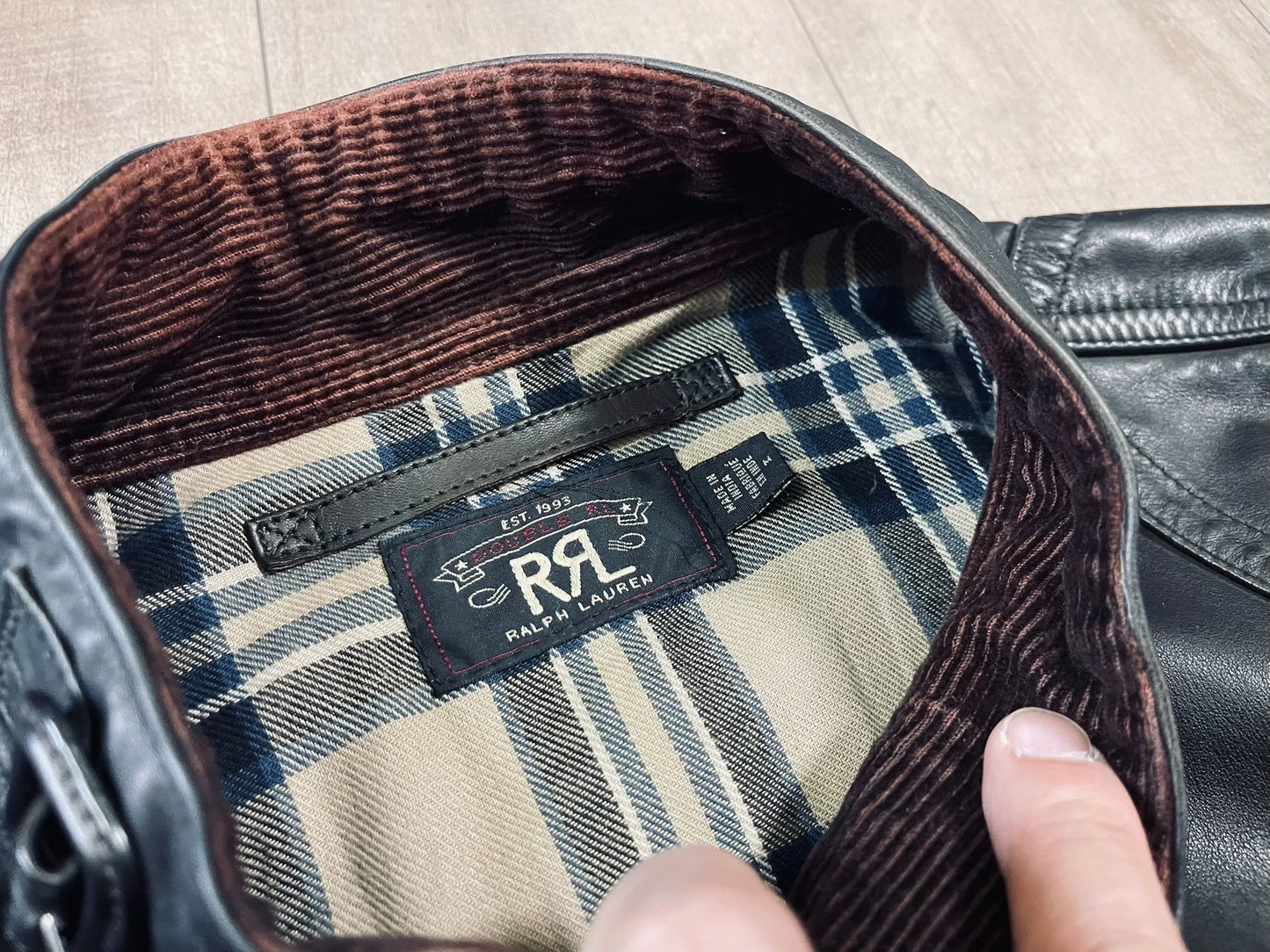 RRL Six-Pocket Leather Jacket