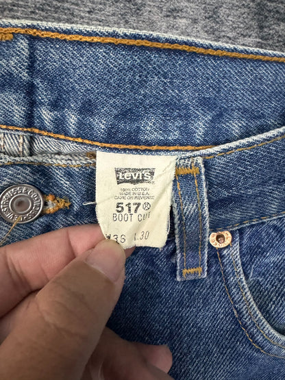 Vintage Levis 517 90s USA Blue Jeans