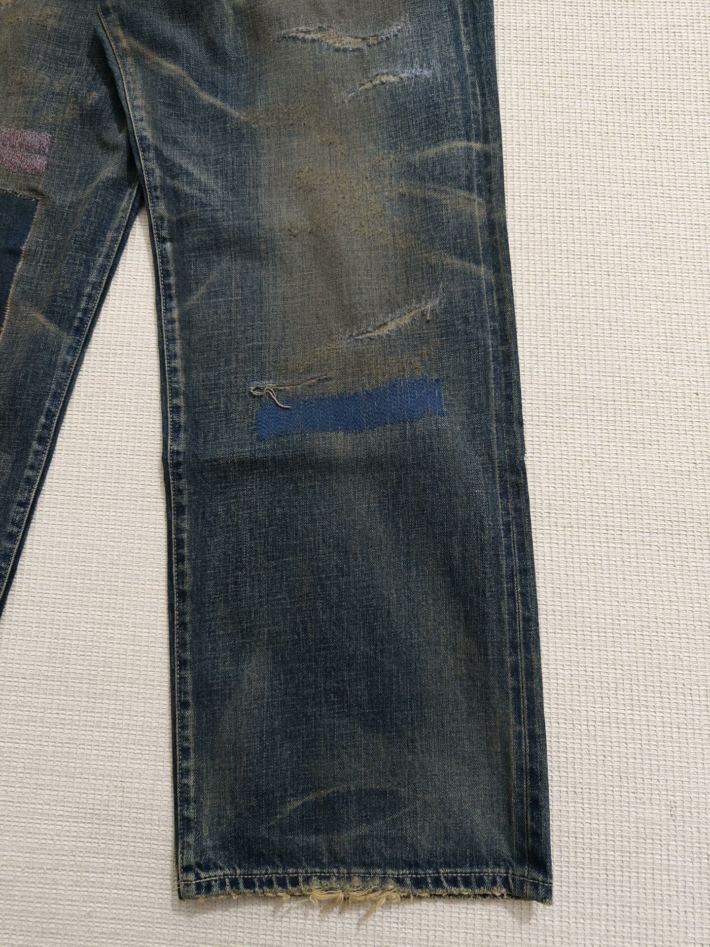 NEIGHBORHOOD SAVAGE DENIM DP WIDE PANTS