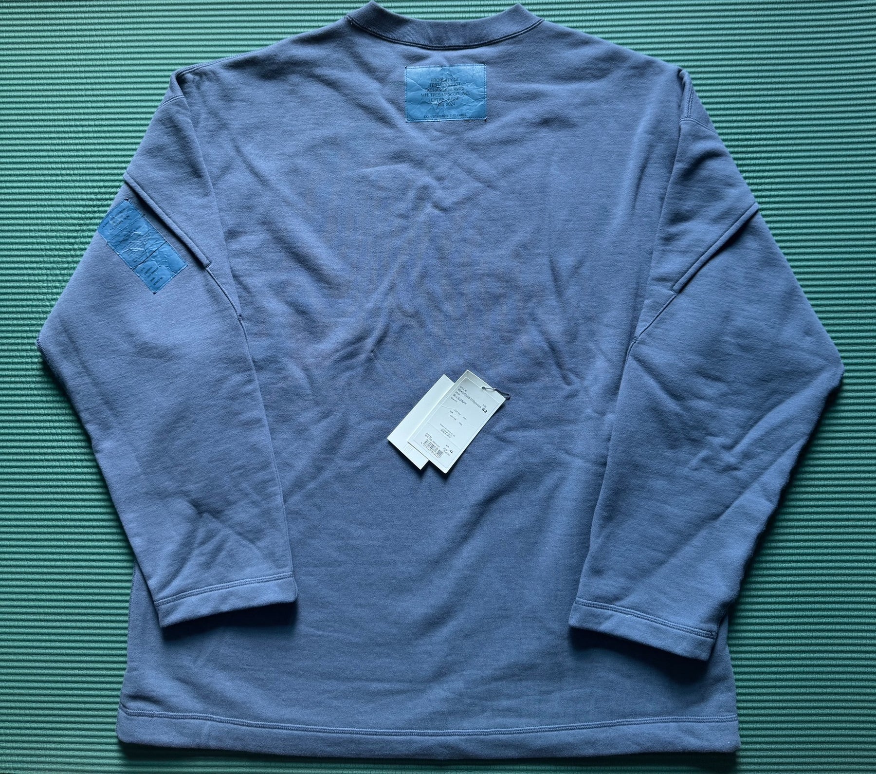 N.HOOLYWOOD 24AW Military Line Fleece Sweatshirt