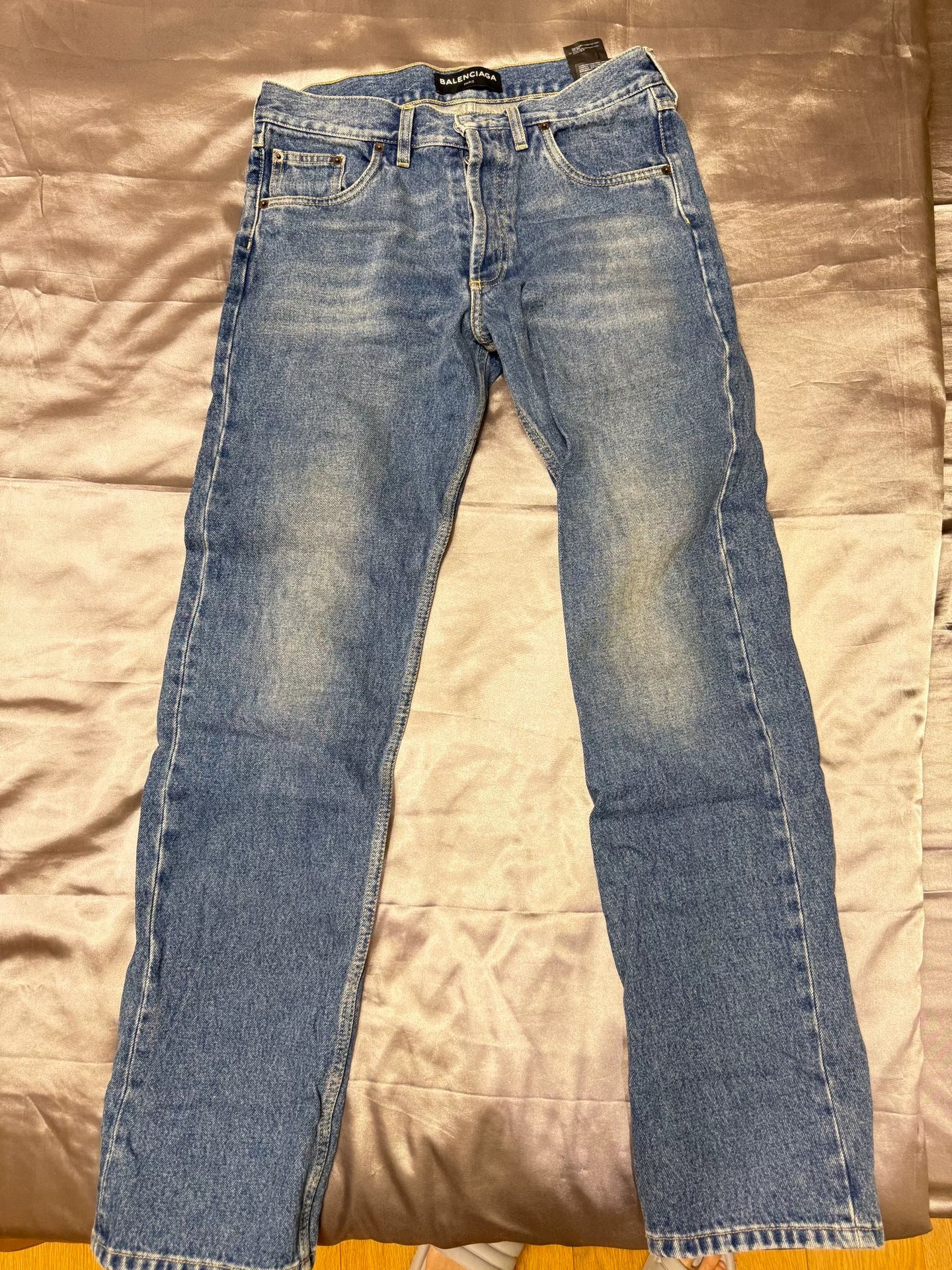 balenciaga blue denim jeans size 31