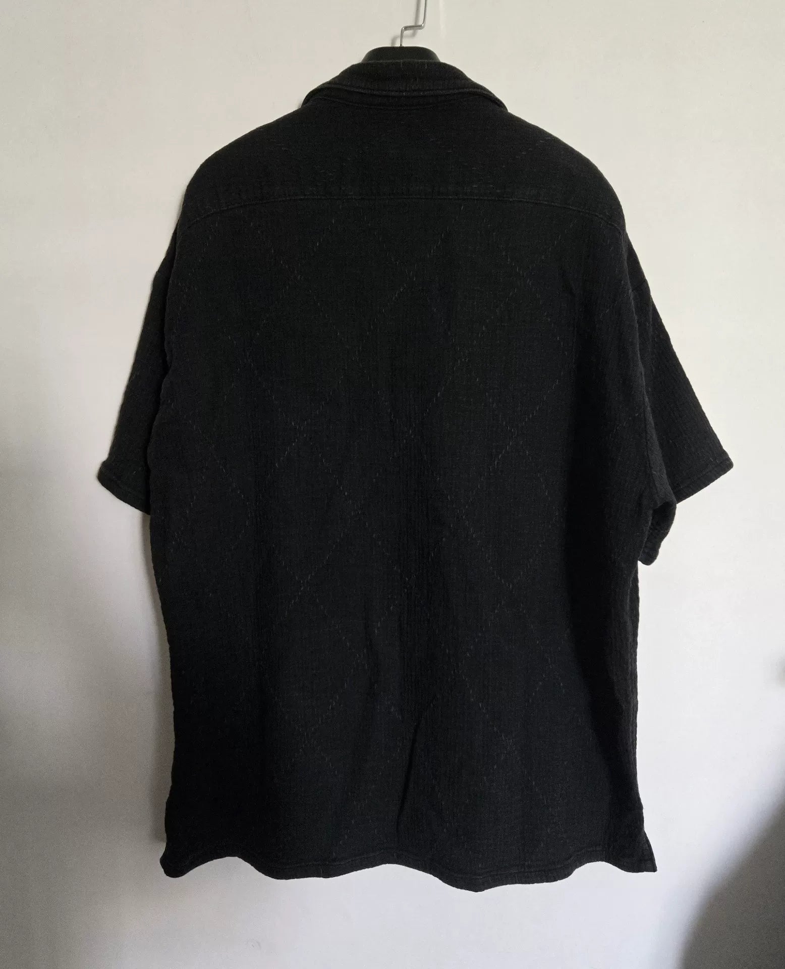 Porter Classic Sashiko Black Short Sleeve