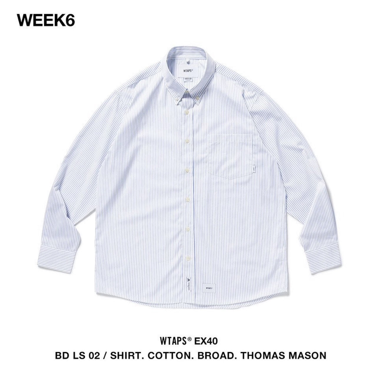 Wtaps BD LS 02 Cotton Broad Shirt