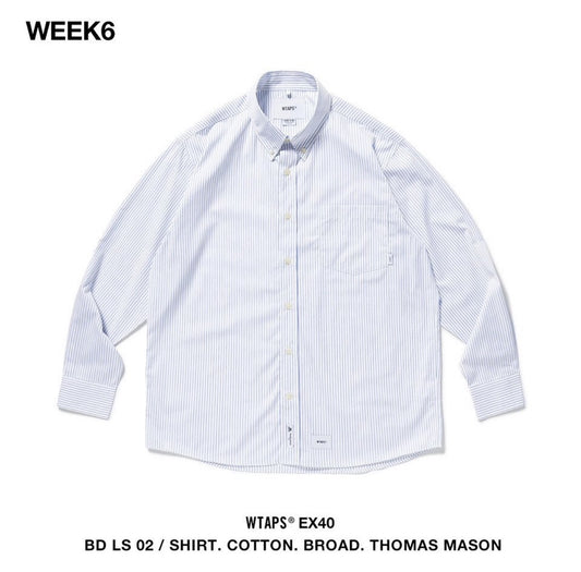 Wtaps BD LS 02 Cotton Broad Shirt