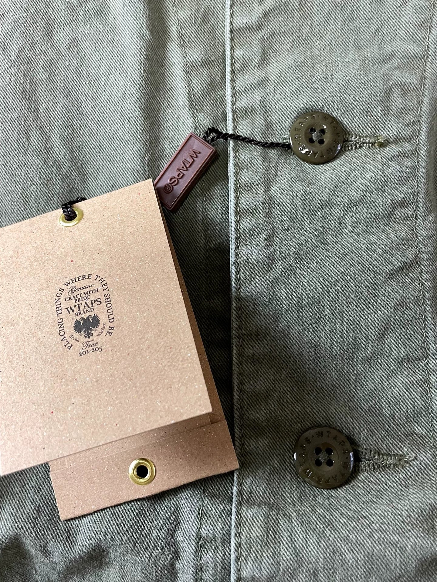 WTAPS 17SS SCOUT Washed Military Shirt