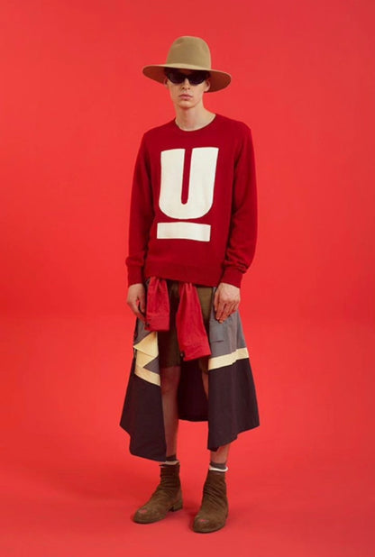 Undercover Red Cashmere Sweater