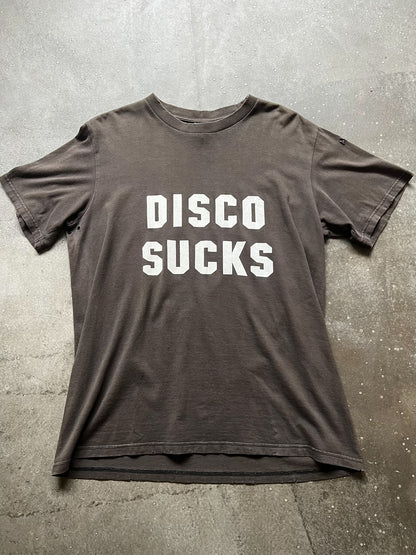 disco sucks slogan tee shirt