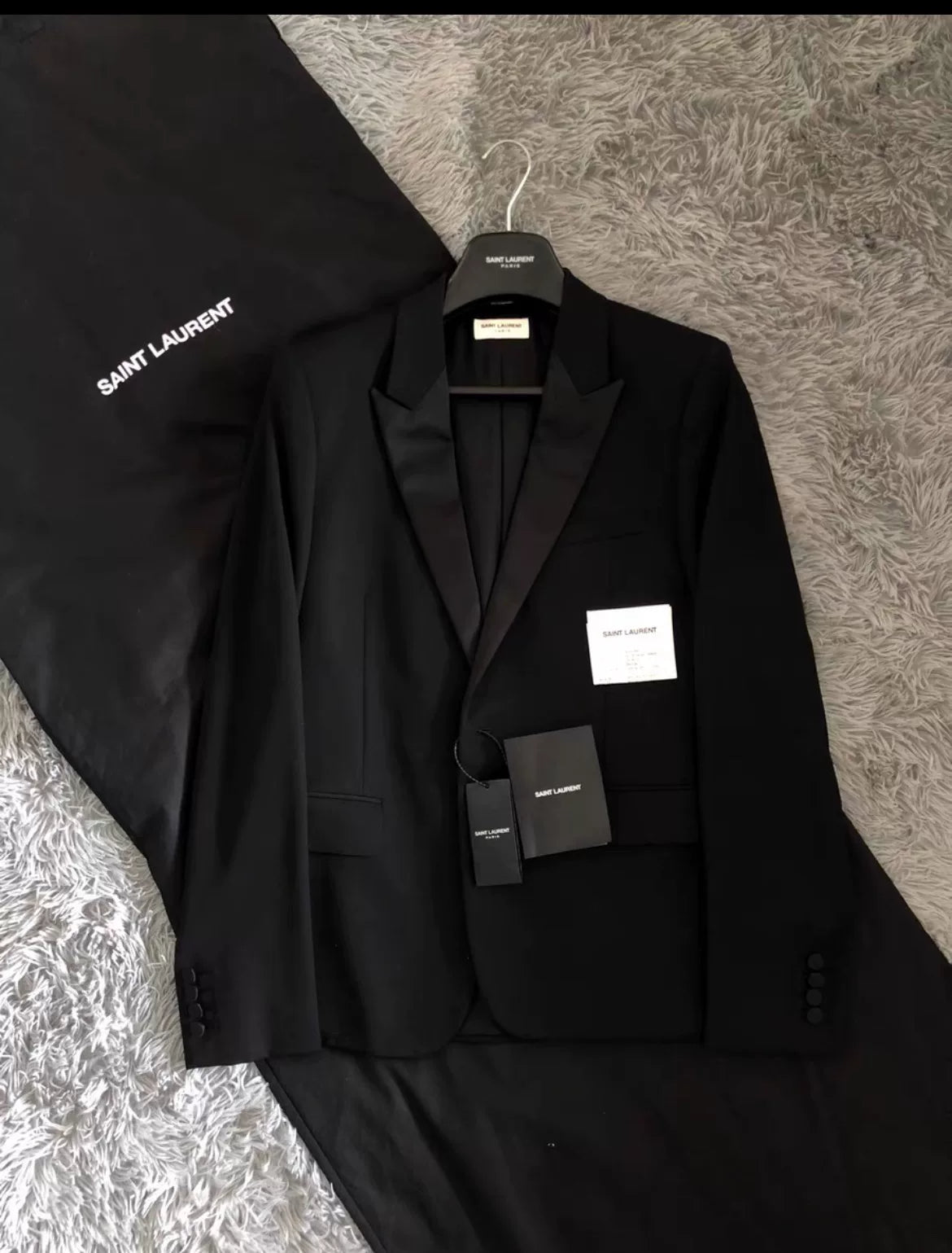 Saint Laurent Black Jacket Size 50
