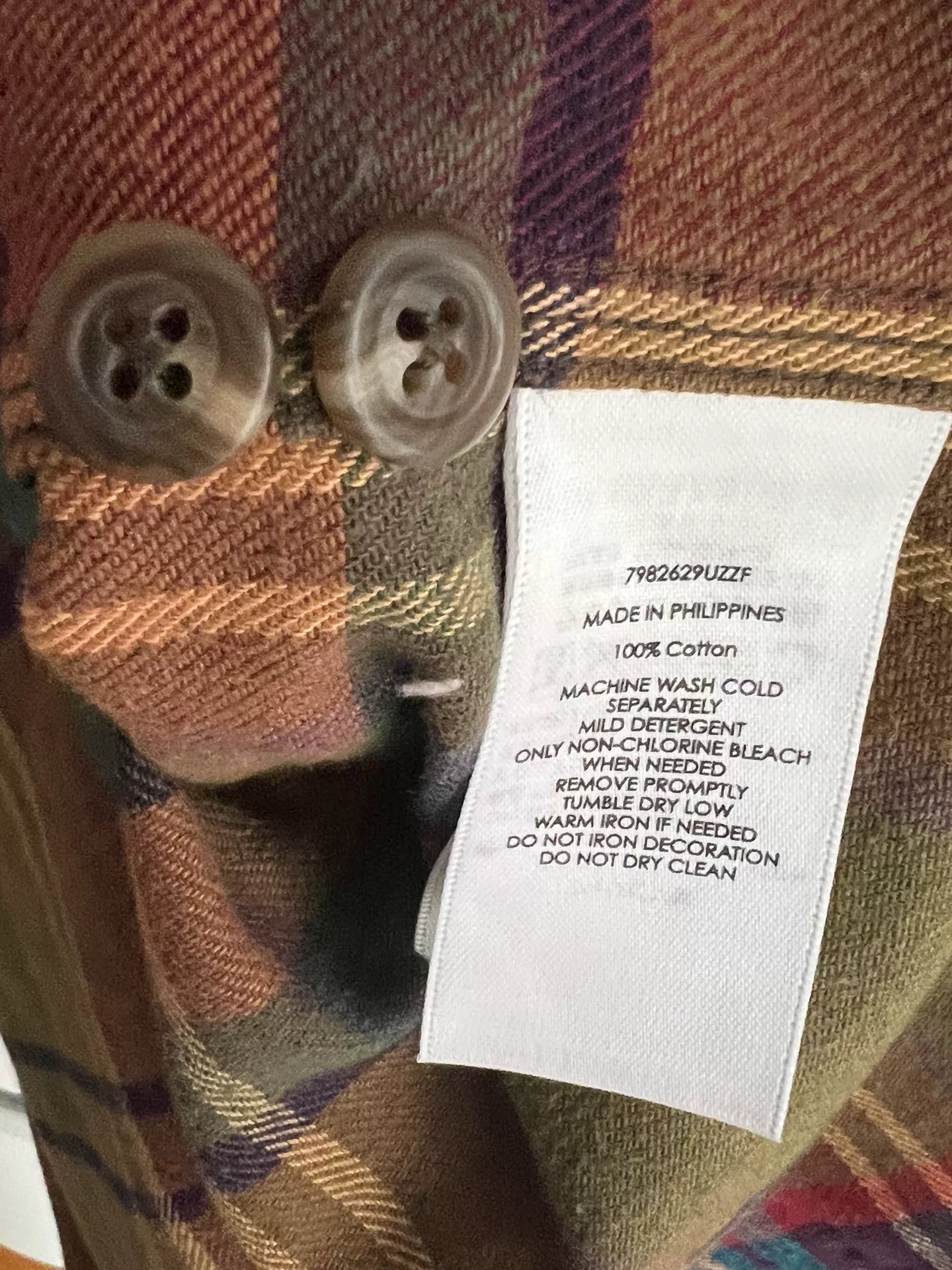 Ralph Lauren Plaid Shirt with Elbow Patches