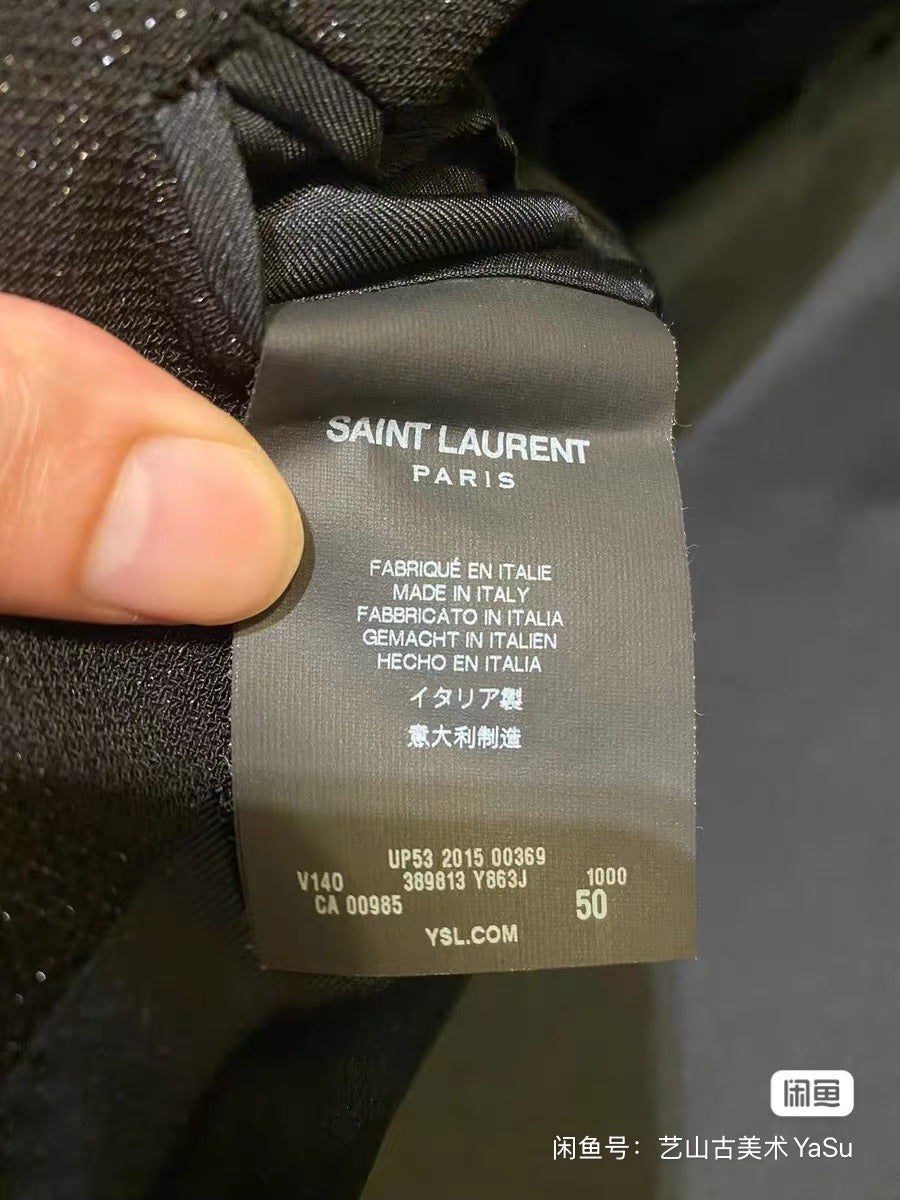 Saint Laurent FW15 Glitter Blazer