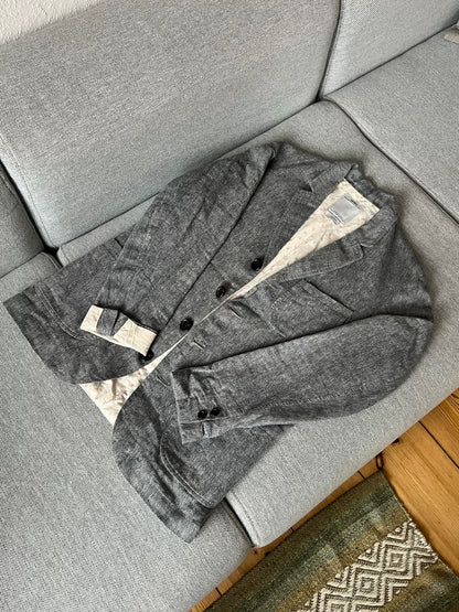 visvim Gray Blazer with Black Buttons