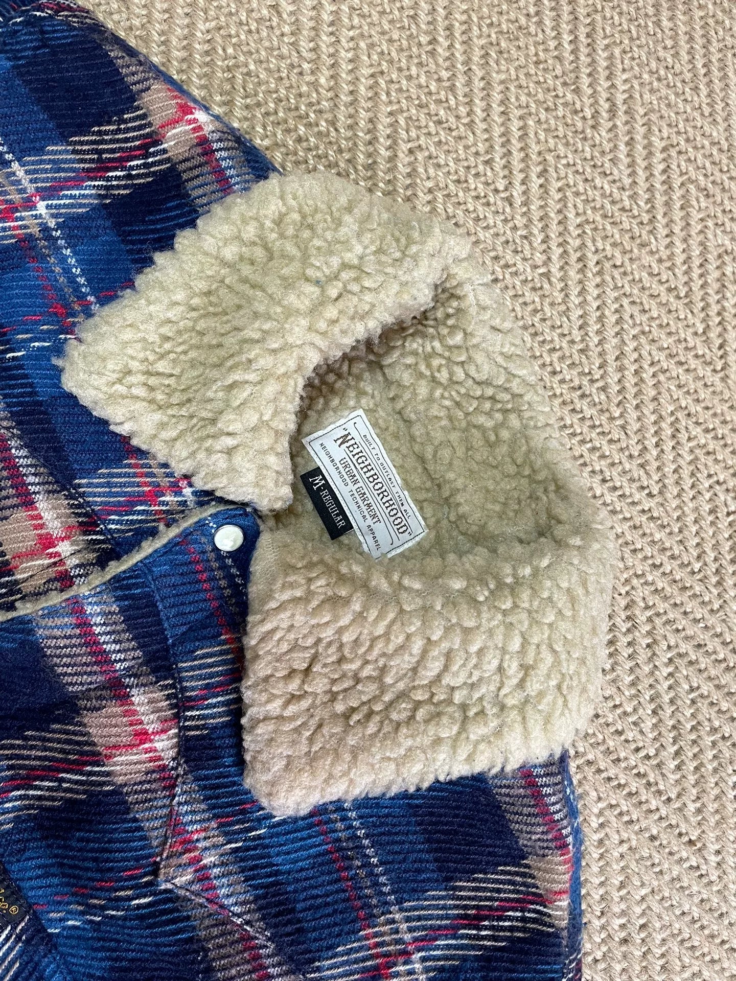NEIGHBORHOOD KING BOA Plaid Jacket