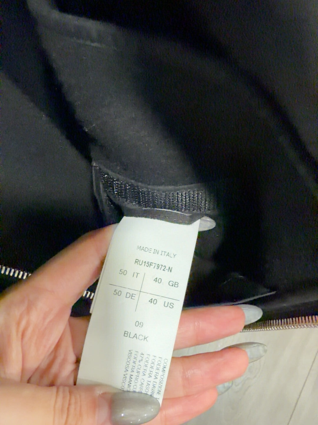 Rick Owens Black Tube Coat Size 50