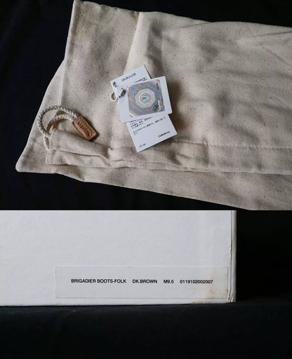 visvim brigadier boots deep brown leather