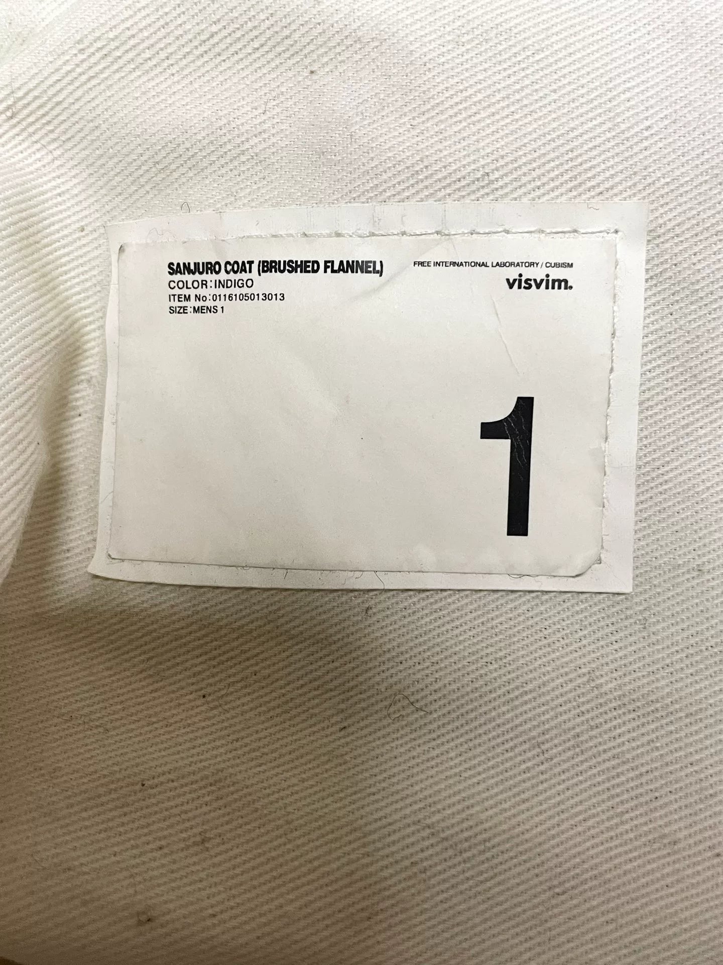 VISVIM 16SS Sanjuro Coat Indigo