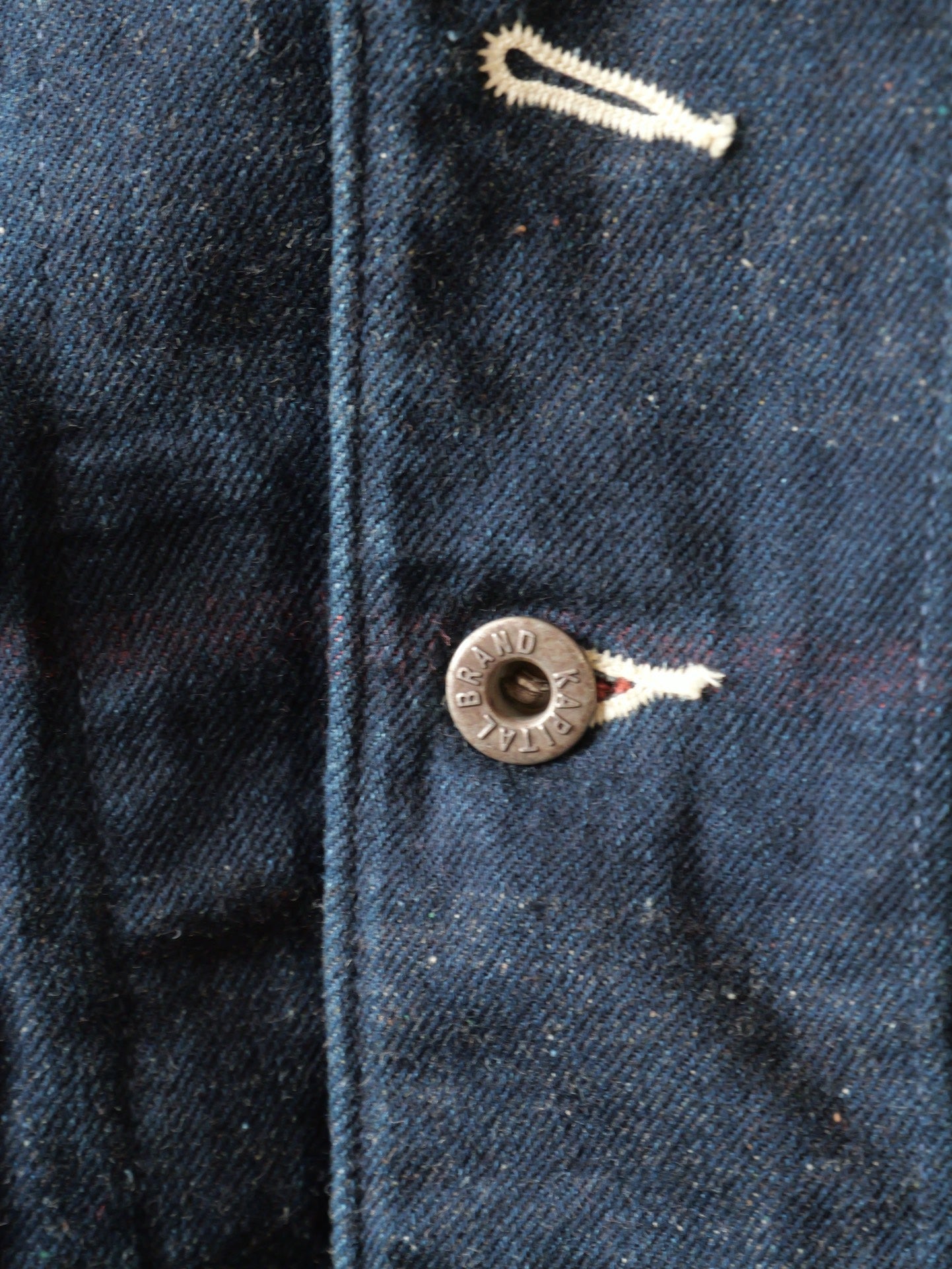 Kapital Pinstripe Denim Work Jacket