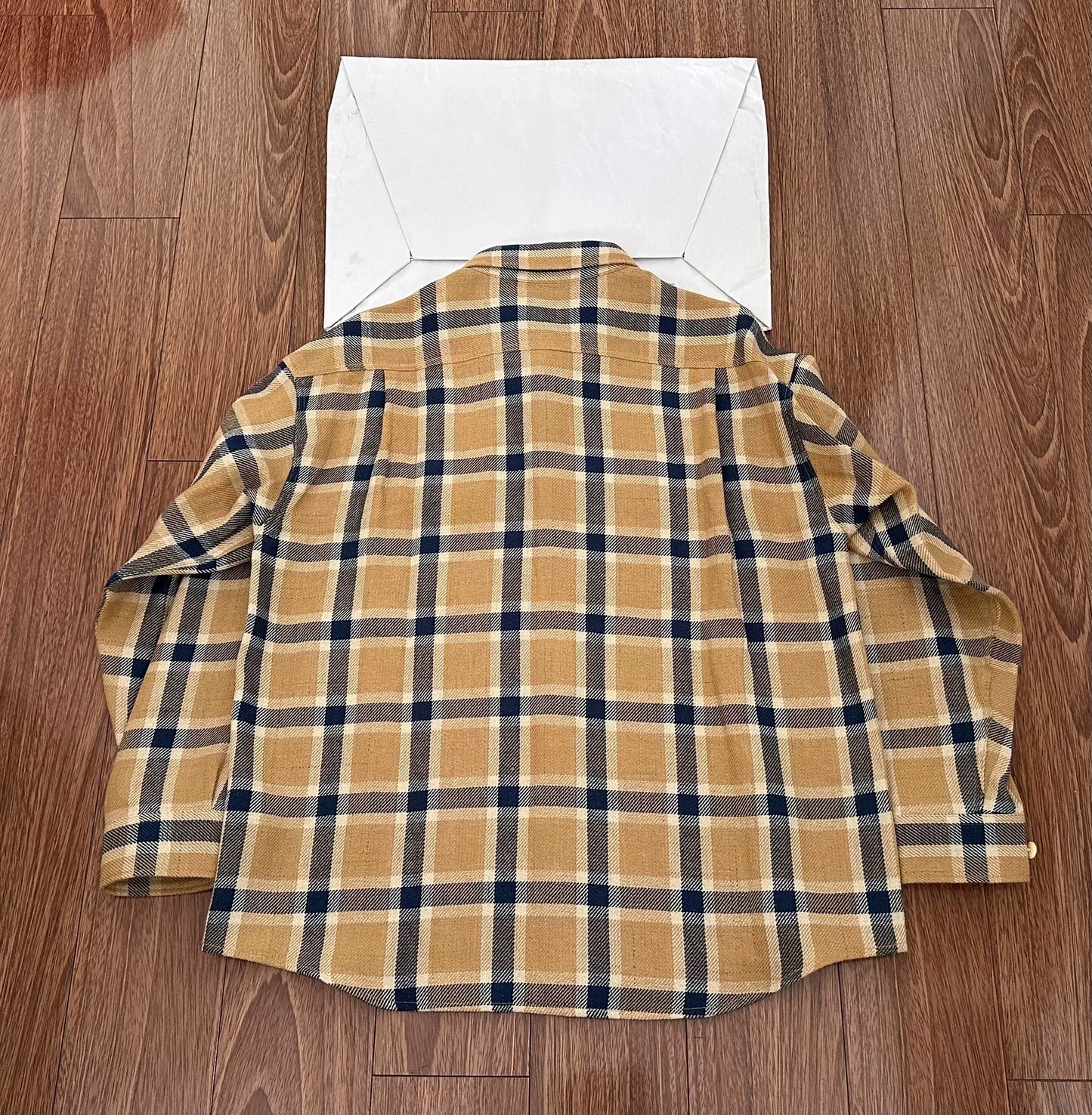 visvim lumber check long sleeve shirt