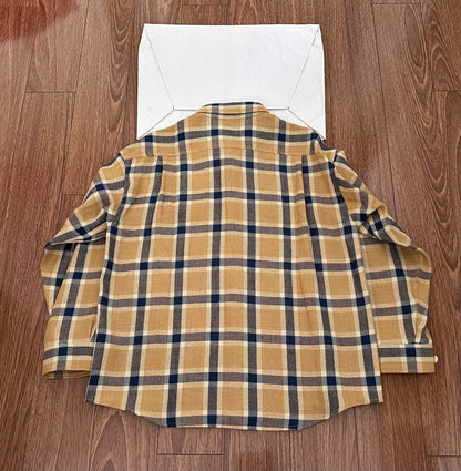 visvim lumber check long sleeve shirt